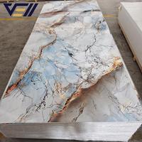 Feuille de PVC en marbre plastique UV VELL pour mur