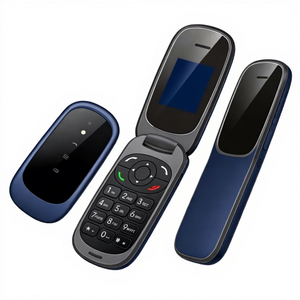 Teléfono Móvil Clásico UNIWA F9E Mini Flip, GSM Desbloqueado, Doble <span class=keywords><strong>SIM</strong></span>, Teclado T9 Grande, LED, para Personas Mayores, Mini Móvil de Repuesto - Product Image 1