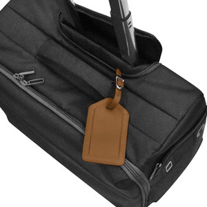 Etiquetas de equipaje de alta calidad con logotipo personalizado, accesorio de viaje, regalo personalizado para hombres, etiqueta de cuero genuino duradera, etiqueta de cuero completo. - Product Image 6