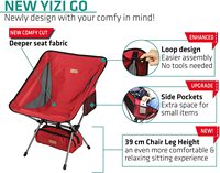 Chaise de Camping pliante légère, chaise de Camping pliante pour plage pêche en plein air