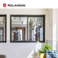 Ventanas Corredizas Japonesas Rolansini Modernas con Aislamiento Térmico, Doble Acristalamiento, Aluminio y Mosquitera Magnética