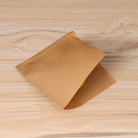 Sac en papier kraft extra épais résistant à la graisse, de qualité alimentaire, pochette triangulaire à emporter pour collations, beignets, boulangerie, vente en gros