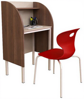 Meubles de bibliothèque scolaire, usine certifiée ISO, table et chaise de lecture robustes pour bibliothèque scolaire