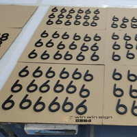 Números de Acero Inoxidable de Fabricación Meticulosa |   Letreros de Identificación Personalizados Pintados con Precisión para Uso en Interiores, Ecológicos y Fáciles de Instalar