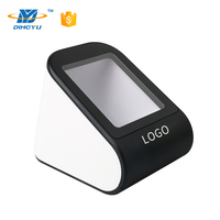 DYscan - Caja de Pago Electrónico Móvil, Escáner de Códigos de Barras QR, Lector 2D con Interfaz USB/COM, Blanco, 1 Año de Garantía