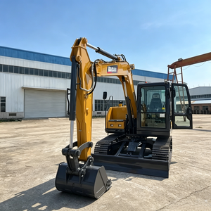 Excavadora de cadenas XE80G de 8 toneladas de alta resistencia, equipo de excavación multifuncional para trabajos de recuperación agrícola en sitios de construcción. - Product Image 5