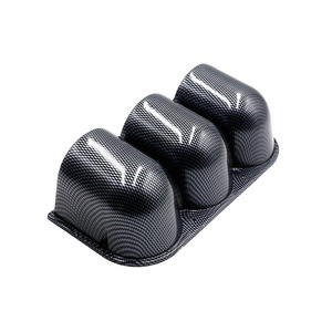 Soporte de Instrumentos de Tres Orificios de Fibra de Carbono, Suministro Directo de Fábrica, 52 mm, Panel Horizontal Automotriz, Kits de Panel de Tablero - Product Image 5