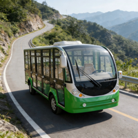 Moderno Vehículo Eléctrico de Turismo de 17 Plazas - Elegante, Color Personalizado, Premium, Especial para Transporte con Puerta