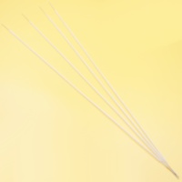 Cepillo Limpiador de Pajitas de Acero Inoxidable con Cerdas de Nylon Flexibles y Duraderas de Color Blanco para Pajitas de Vidrio