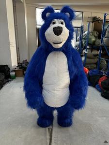 Costume da Mascotte <span class=keywords><strong>Orso</strong></span> <span class=keywords><strong>Masha</strong></span> Personalizzato XL, Abbigliamento Gonfiabile per Adulti Ispirato al Cartone Animato per Feste e Promozioni - Product Image 6
