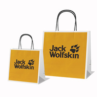 Sac en papier kraft marron de luxe, imprimé, écologique, recyclable, imperméable, pour bijoux, montres et artisanat, avec logo personnalisé