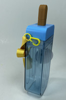 Bouteille d'eau portable écologique classique avec sangle réglable pour PC, paille intégrée, idéale pour l'école, le camping, le sport et les boissons glacées
