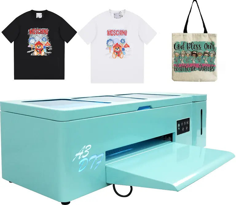 Mini Small DTF Inkjet Printer A3 Size F1850 T Shirt Heat Transfer Printing Machine Heat Transfer Pet Film Dtf Printer