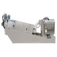Presse à vis pour la déshydratation des boues, type volute automatique, pour les stations d'épuration des eaux usées