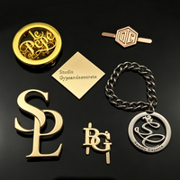 Etiqueta de Metal Personalizada con Nombre Grabado Rectangular de Alta Calidad, Etiqueta con Pin para Equipaje y Bolsos