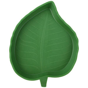 Écologique tortue serpent mangeoire ramper animal <span class=keywords><strong>de</strong></span> compagnie boire <span class=keywords><strong>manger</strong></span> feuille plat Reptile eau bol assiette alimentaire - Product Image 5