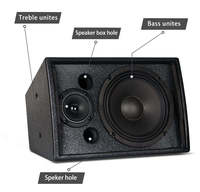 Subwoofer Profesional Biner K6 6-inci Terlaris, Peralatan Audio untuk Konser Luar Ruangan dan Speaker KTV.