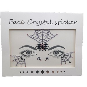 Pegatinas de Tatuaje Temporales para Cejas con Diamantes, Accesorio de Maquillaje para Halloween, Festival de Música Europeo Americano 2025 - Product Image 5