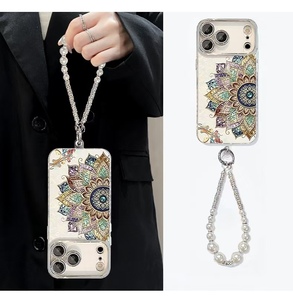 Coque de téléphone portable XP024 motif lotus Dunhuang pour iPhone 18 Pro Max, nouveau iPhone 17, 16 Pro avec protection d'objectif - Product Image 1