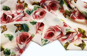 Robe d'été décontractée pour femmes ALBBIA014, longueur genou, en tissu tissé blanc doux avec imprimé numérique, offre ODM - Product Image 3