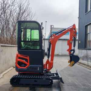 DP-18 hohe Betriebs effizienz <span class=keywords><strong>2</strong></span> Tonnen Mini bagger Kompaktes Design für Garten Micro Crawler Digger Mini bagger für zu Hause - Product Image 3