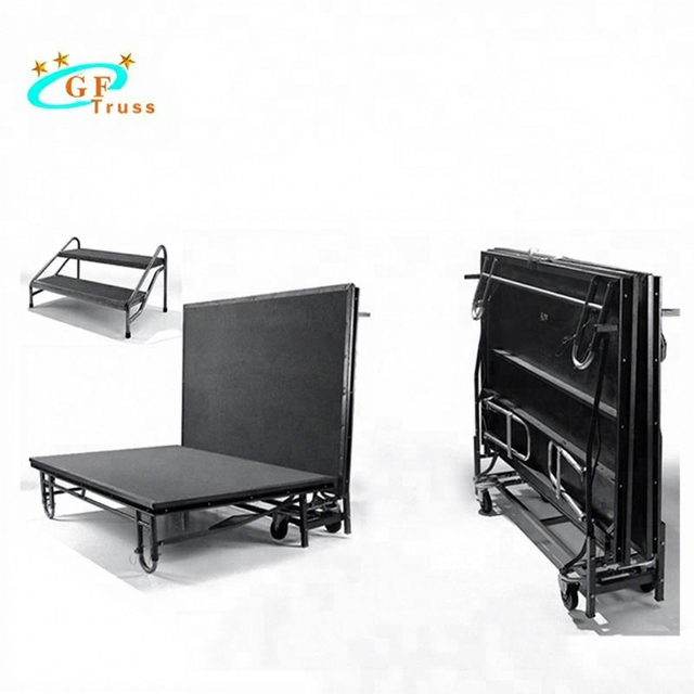 Heavy Duty Folding Stage Platform Interlock Modular Outdoor Portable Concert Banquet Stage