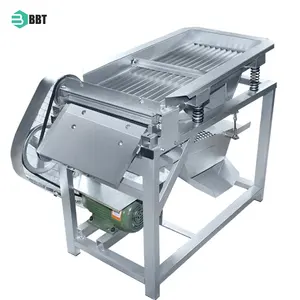 Peeling macchina di piselli fagiolo verde pelapatate elettrico automatico vibrante pisello Sheller per la vendita