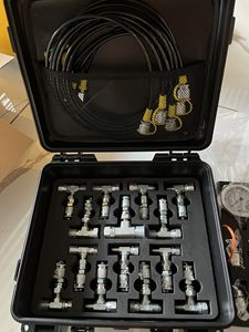 デジタル油圧ゲージセット油圧テストキット掘削機建設工事用圧力計 - Product Image 2