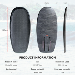 Unisex Customizable Logo Hydrofoil Board All Carbon Fiber Wing Foil Surfing With Bag for Ocean Water Sports JFS-FB 006 109*47*6c - Product Image 3
