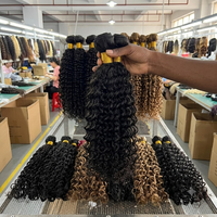 Lots de Cheveux Humains Bruts Vietnamiens Kinky Coily 4C Micro Twist Non Traités Remy pour Tissage et Extensions – Vente en Gros