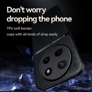 Funda Protectora de Lujo para Honor <span class=keywords><strong>X80pro</strong></span> Max, Textura de Cuero, Tacto Sedoso, TPU Mate, PC, Soporte Magnético para Auto, Antiarañazos - Product Image 3