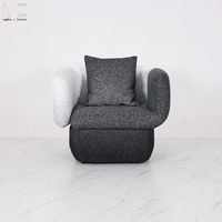 Fauteuil d'appoint italien moderne pour la maison Fauteuil d'appoint de luxe au design contemporain pour le salon