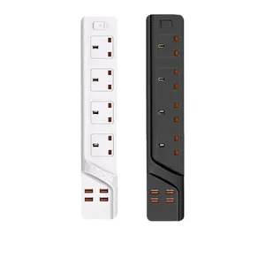 OSWELL Table Portable Rechargeable Multi Electrical Extension Cable Socket Bar Outlet Cord Power Strip With Switches
