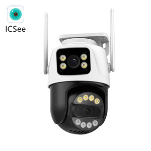ICSee Binocular <b>Wireless</b> Camera 360 Degree PTZ WiFi Outdoor Surveillance With Night Vision And Voice Intercom - Product Image 1