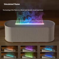 2025 nouveau diffuseur de parfum automatique USB sept couleurs flamme humidification bureau aromathérapie Machine pour la maison chambre en plastique