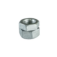 Écrou de blocage anti-desserrage durable, zingué, sans couple, avec ressort intégré, type insert, grade 8.8, corps hexagonal