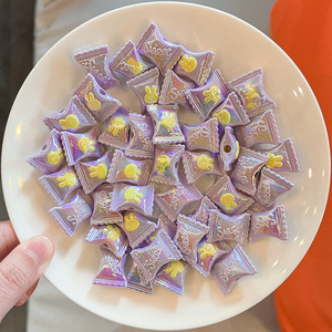 ลูกปัดทรงสี่เหลี่ยมแบบรูตรงสำหรับงานประดิษฐ์ทำมือวัสดุเชือกผูกผมทำจากอะคริลิครูปลูกกวาด - Product Image 5