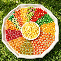 Liontin Resin Epoksi Mini Bentuk Buah dan Sayuran, Buatan Tangan, Simulasi Buah Kesemek, Buah Markisa, Paprika Hijau, Aksesoris DIY