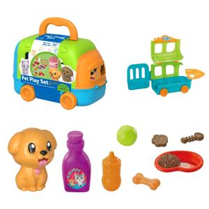 EPT 10PCS Set Mainan Peran Perawatan Hewan Peliharaan Anjing dari Plastik untuk Anak Usia 3+ Tahun, Mainan Edukasi Imajinasi - Product Image 1