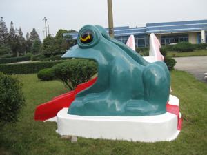 मेंढक शीसे रेशा पूल के पानी स्लाइड (ZC/के. टी./HT-10) - Product Image 5