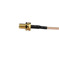 Câble assemblé RG316 SMB-C-K1.5-RG316(RG174)-SMA-C-KY1.5, connecteur femelle SMB vers femelle SMA, RG316, fourni par le fabricant