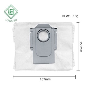 Bolsa de polvo apta para <span class=keywords><strong>Xiaomi</strong></span> Viomi Roborock <span class=keywords><strong>Dreame</strong></span> Roidmi Irobot Proscenic Ecovacs Honiture Q6 H6 H7 T7S <span class=keywords><strong>D10</strong></span> Plus Z10 pro E5 E6 S9 + - Product Image 4