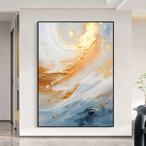100% pintado a mano hermosa pintura <span class=keywords><strong>al</strong></span> óleo abstracta paisaje abstracto pared arte hogar dormitorio <span class=keywords><strong>comedor</strong></span> lienzo pintura - Product Image 3