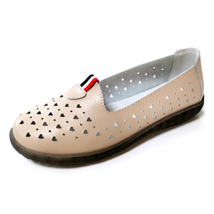 Verano cómodo suave Fondo chica <span class=keywords><strong>pisos</strong></span> sandalias de cuero genuino zapatos casuales de las mujeres zapatos - Product Image 2