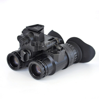 Jumelles de vision nocturne OUTLOOK Gen 2+ / Gen 3 PVS-31, double lunette, infrarouge, pour la chasse, dispositif monté sur casque, étanche IP67, 3-400m