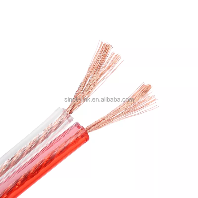 2 Cores HiFi/Car Audio Loudspeaker/Speaker Cable Wire PVC Jacket Power Audio Amplifier Cable Multi-Strand Engineering Wire