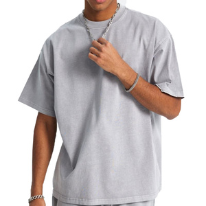 Camiseta de Verano Personalizada de Alta Calidad para Hombre, de Algodón Grueso, Estilo Moderno, Tejida - Product Image 1