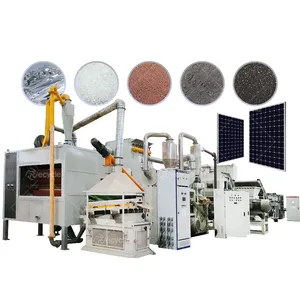 Scrap Solar Cell Processing Plant High Recovery Waste Solar Panel Recycling Equipment Metal Glass Silicon Recycle Machine