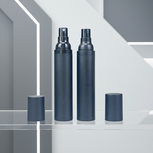 Envases de Plástico PP para Cosméticos de 15ml, 30ml y 50ml, Negros Mate, con Bomba Dosificadora sin Aire, Sellado por Pulverización, Impresión Serigrafiada, para Suero y Cuidado de la Piel - Product Image 2