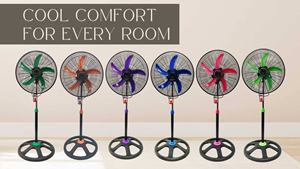 18 pulgadas Ventilador de pie modelo nuevo 2025 para casa garaje enchufe tipo US - Product Image 5